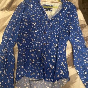 Floral Blue men’s shirt